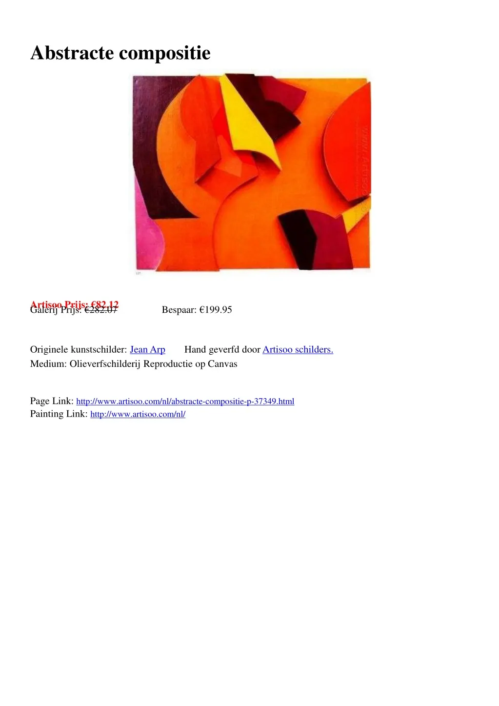 abstracte compositie arti soo prijs 82 12