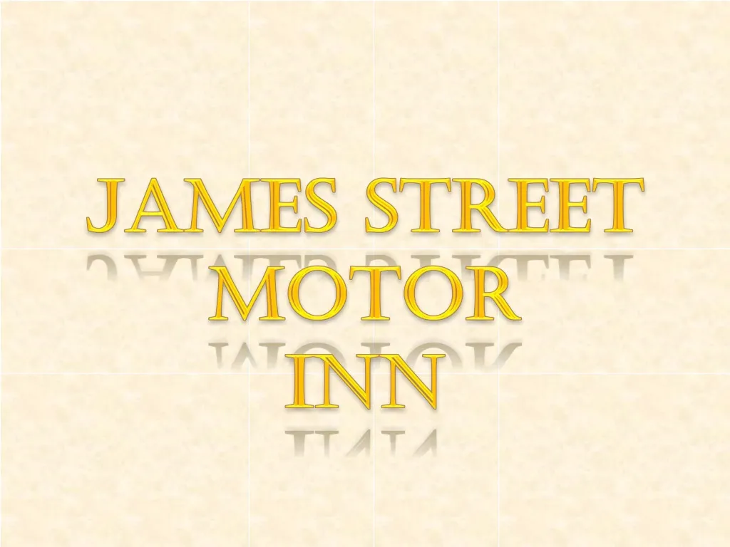 james street motor inn