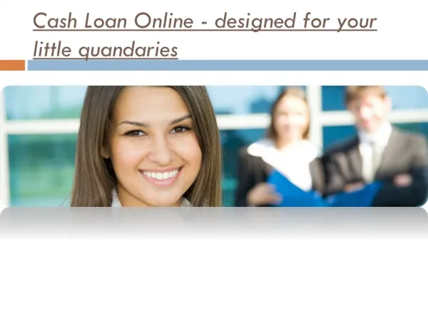 cash loans online