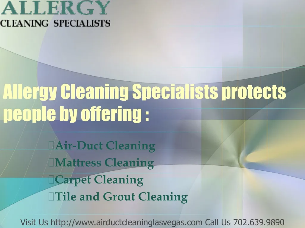 allergy cleaning specialists protects people by offering