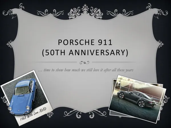 Porsche 911 (50th Anniversary)