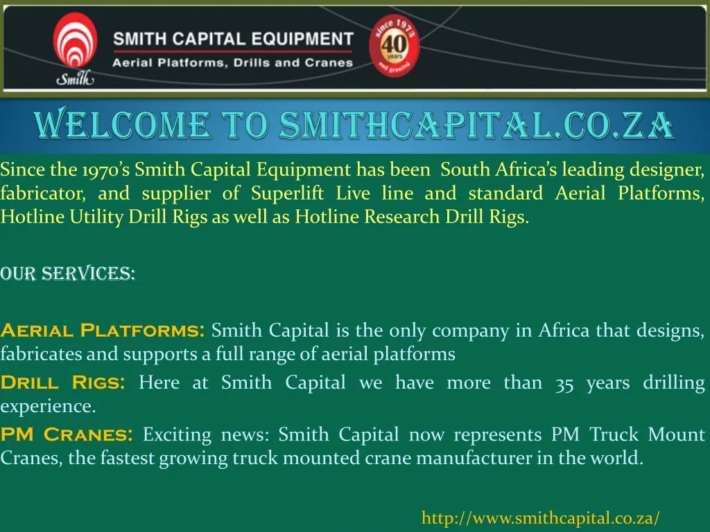 welcome to smithcapital co za