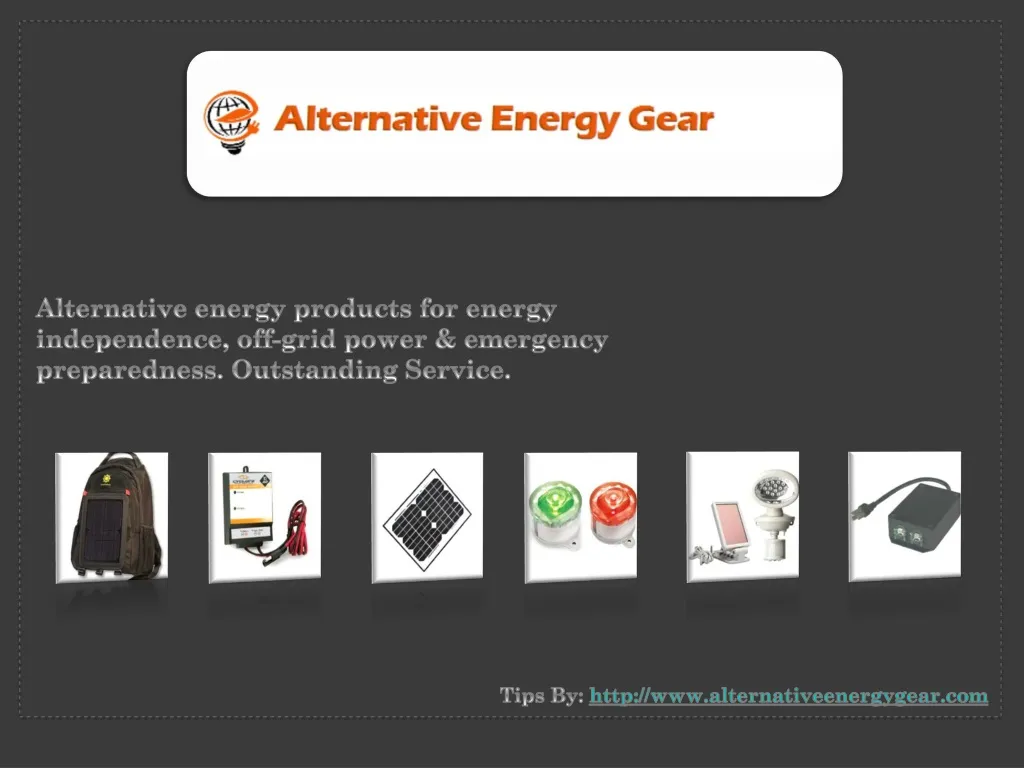 alternative energy products for energy