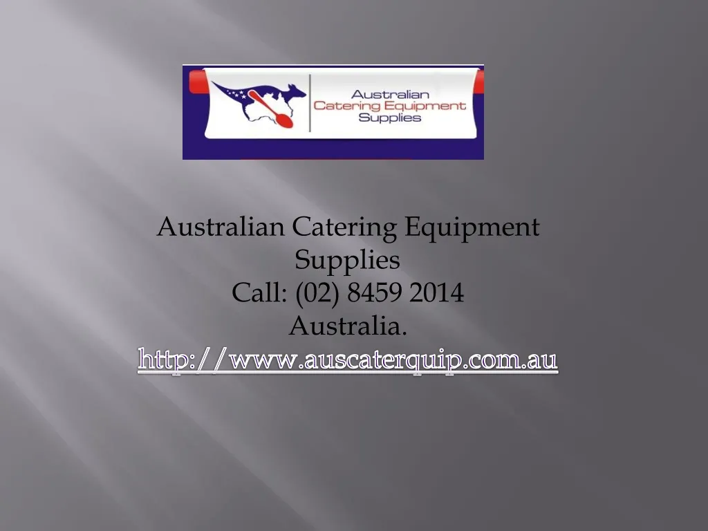 australian catering equipment supplies call