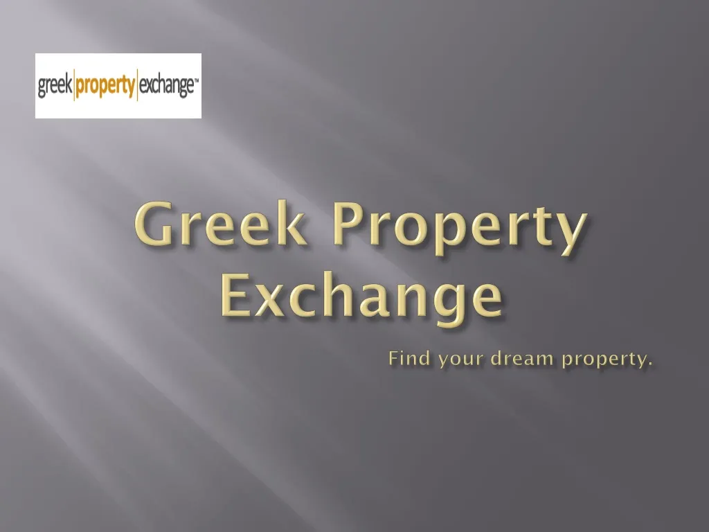 greek property exchange find your dream property