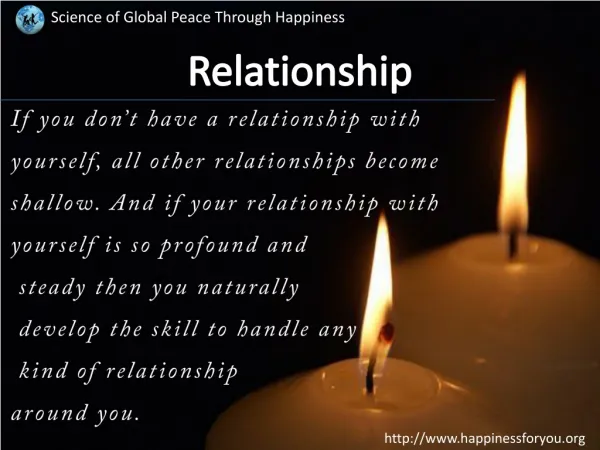 Relationship Through Happiness