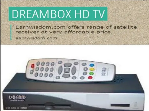 Buy Dm800 HD, Dm800, Dreambox satellite receiver