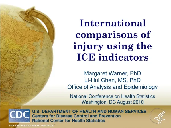 International comparisons of injury using the ICE indicators
