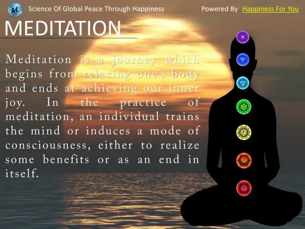 Reduce Your Stress Through Meditation