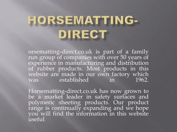 horsematting-direct