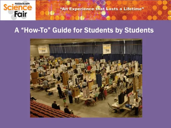 A How-To Guide for Students by Students