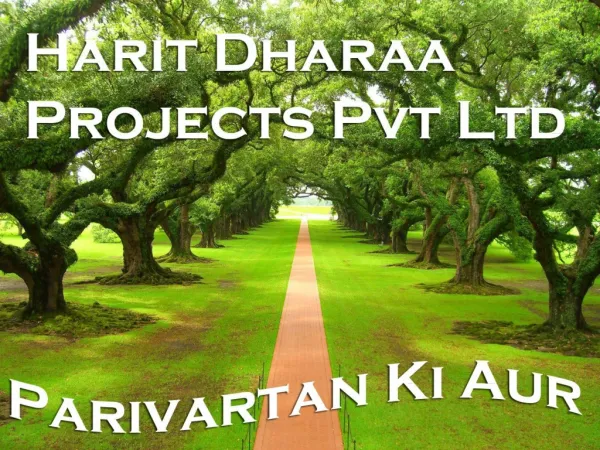 Harit Dharaa Projects Pvt Ltd