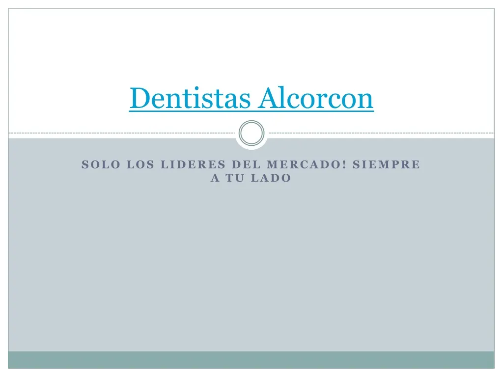 dentistas alcorcon