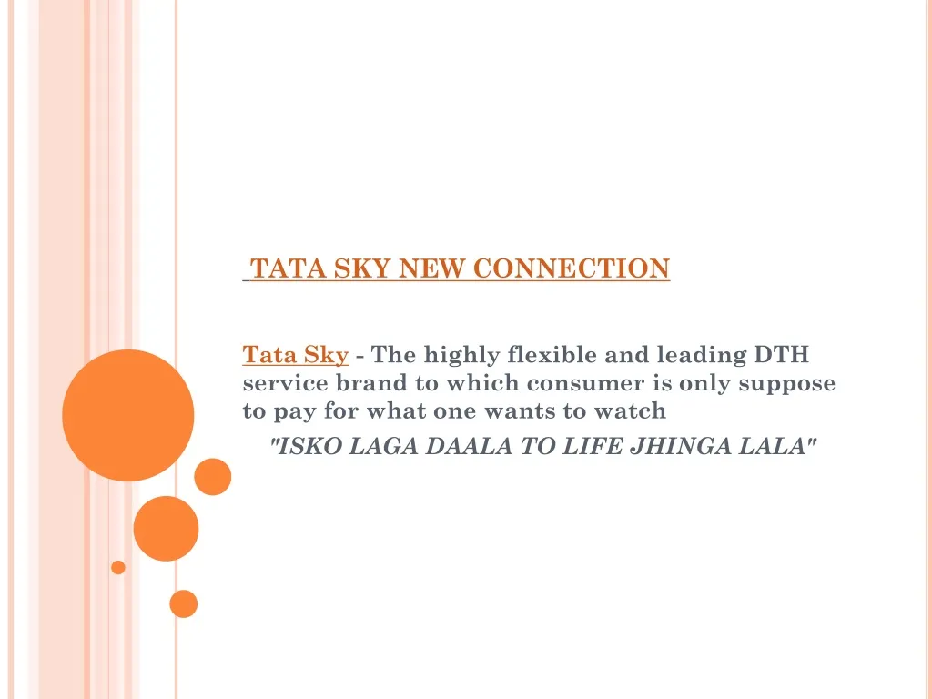 tata sky new connection