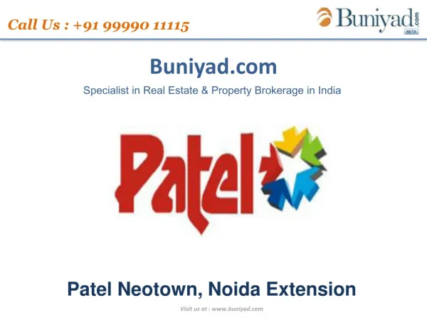 Patel Neotown booking started Call 9999011115