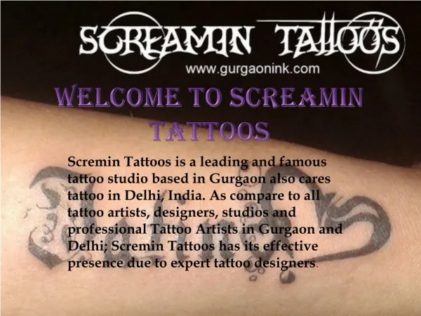 Tattoo Design,Artist,Shops in Delhi