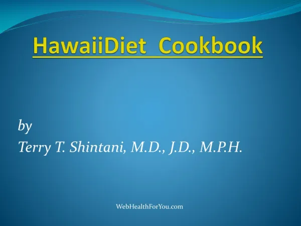 Hawaii Diet Cookbook 22