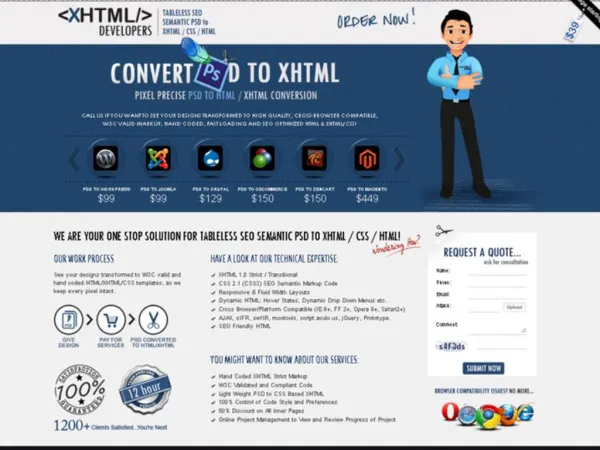 Convert HTML to XHTML Services