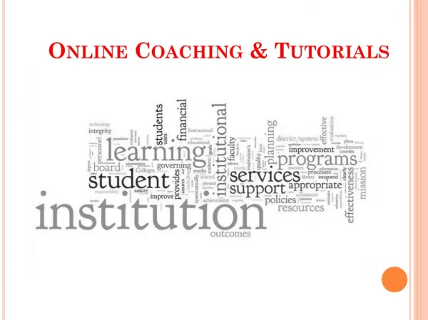 Online Entrance Coaching