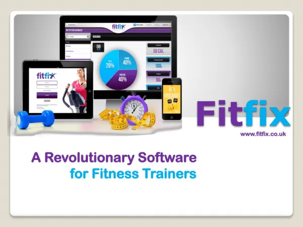 Fitfix- A Revolutionary Software for Fitness Trainers