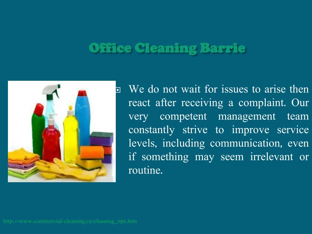 office cleaning barrie