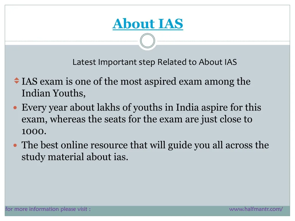 about ias