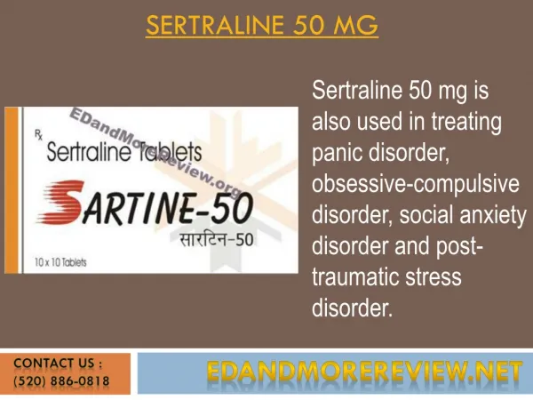 Sertraline 50 Mg