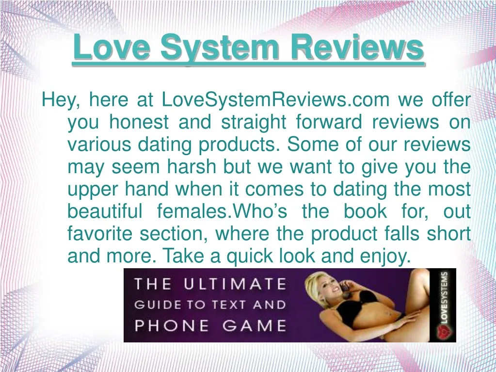 love system reviews