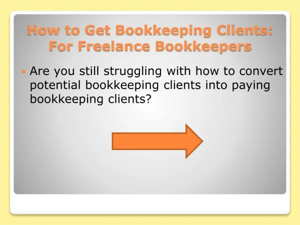 How to Convert Potential Bookkeeping Clients