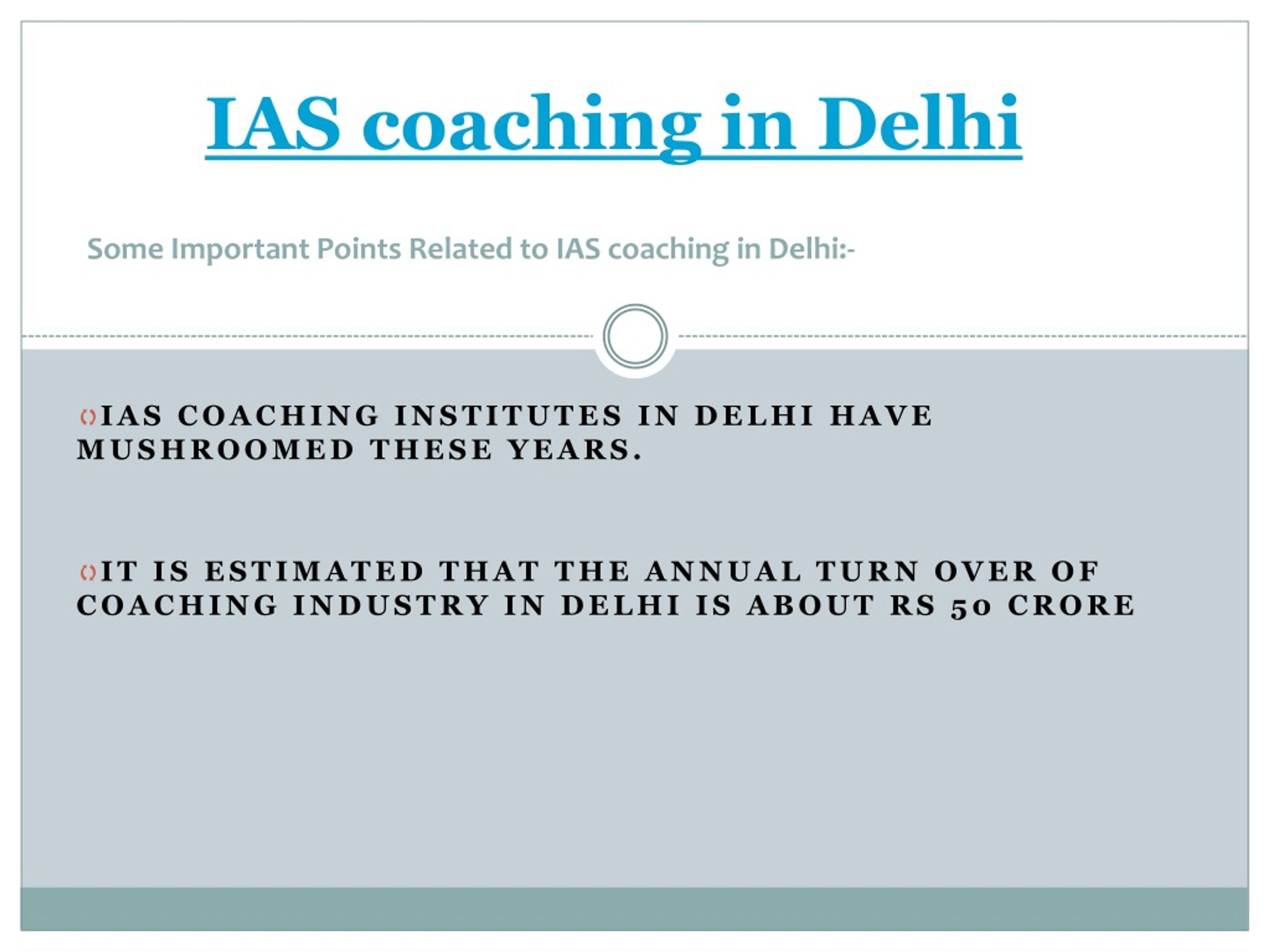 PPT - IAS Coaching in Delhi PowerPoint Presentation, free download - ID ...