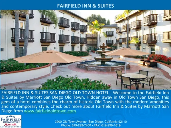 Best Hotels near Old Town San Diego California