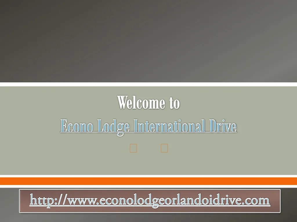welcome to econo lodge international drive