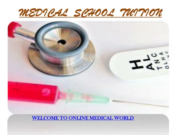 Medical School Tuition