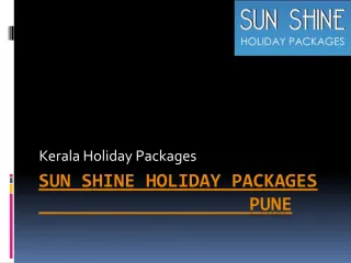 Honeymoon kerala packages, Kerala tour packages from pune