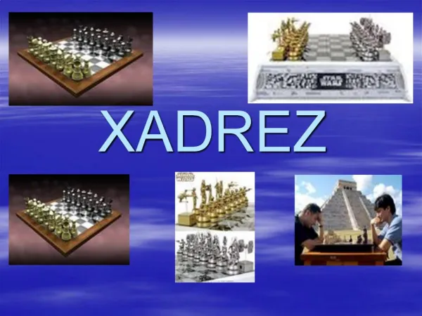 power point xadrez XADREZ