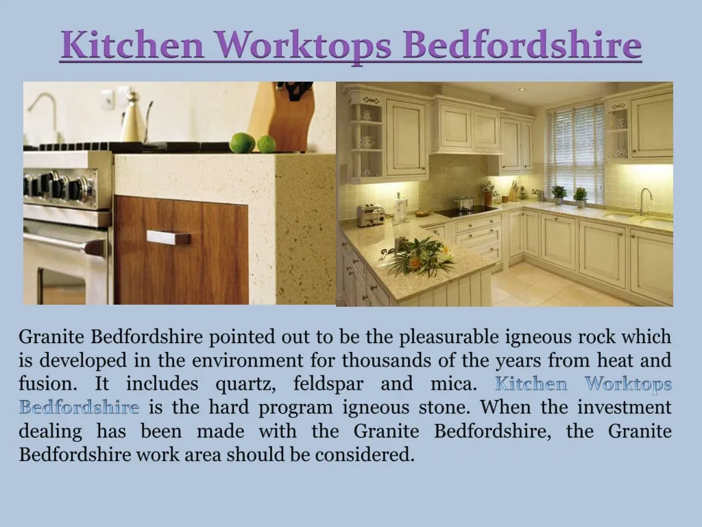 kitchen worktops bedfordshire
