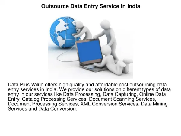 Outsource Data Entry Service in India