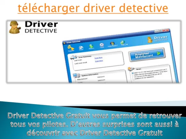 télécharger driver detective