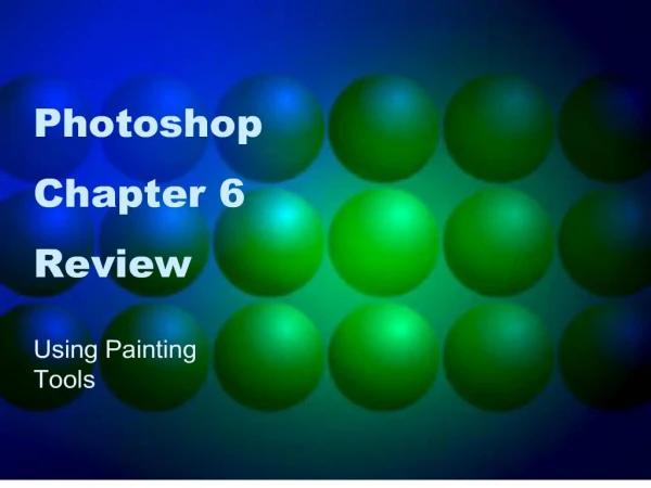 photoshop chapter 6 review