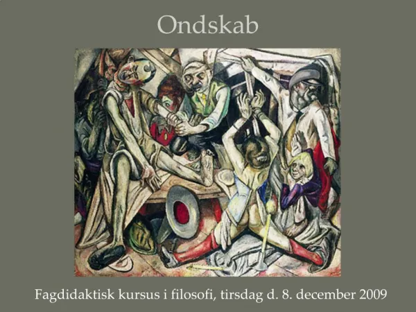 Ondskab