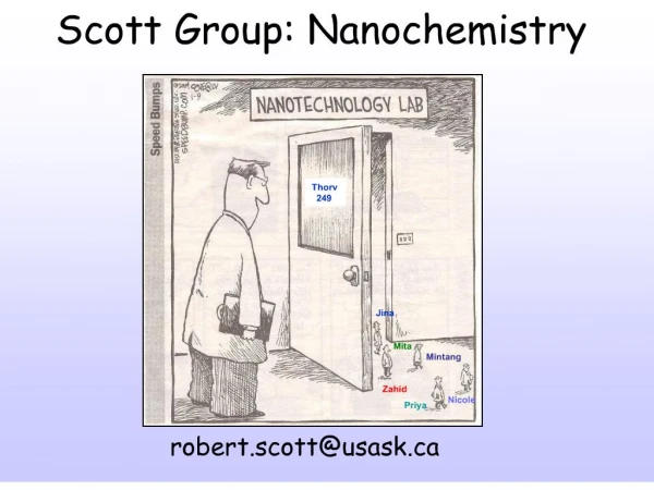 scott group: nanochemistry