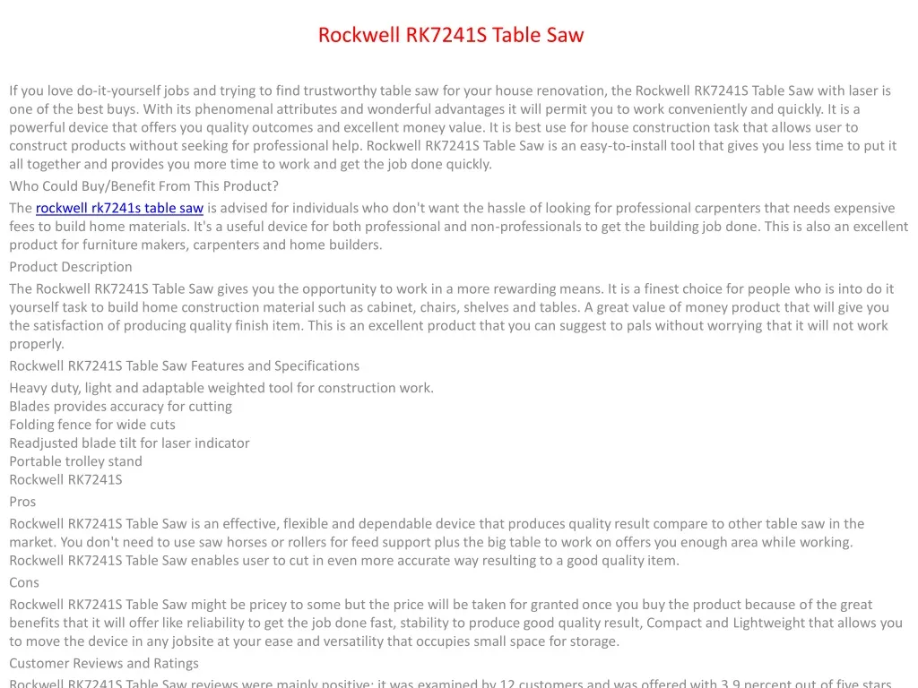 rockwell rk7241s table saw