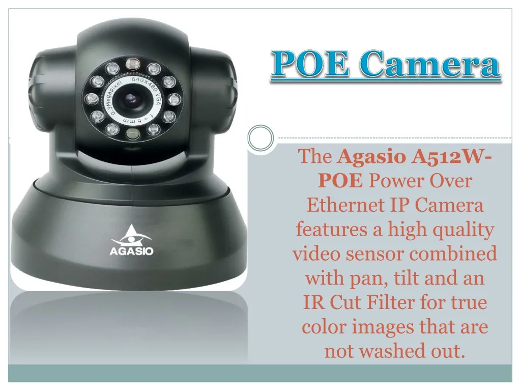 the agasio a512w poe power over ethernet