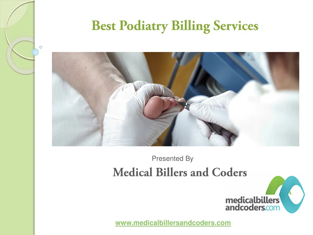 best podiatry billing services