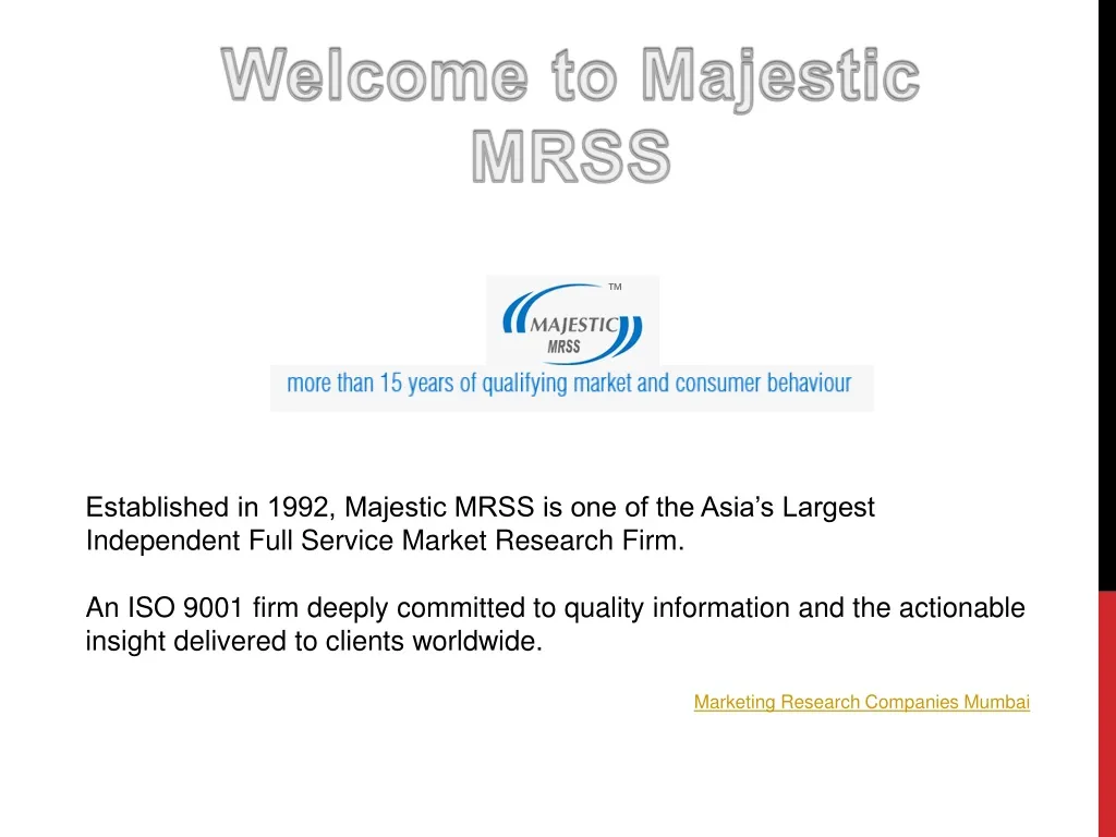 welcome to majestic mrss