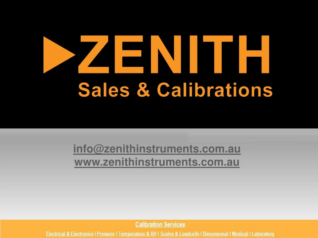 info@zenithinstruments