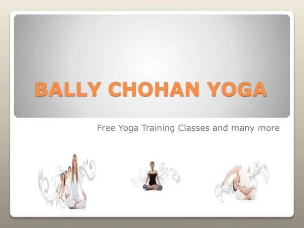 Bally Chohan | Bally Chohan Yoga
