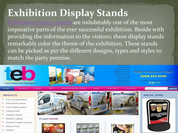 Exhibition Display Stands