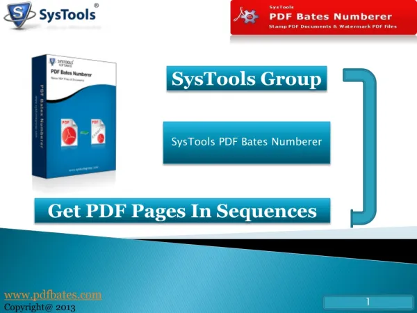 PDF Bates Numbering