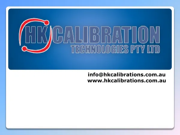 HK Calibration - Services of Pressure Gauge Calibration